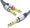 KABEL JACK 6,3 STEREO 2x WTYK JACK 6,3 MONO 3m VITALCO MK75