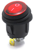 PRZEŁĄCZNIK HERMETYCZNY OKRĄGŁY CZERWONY 12V 20A