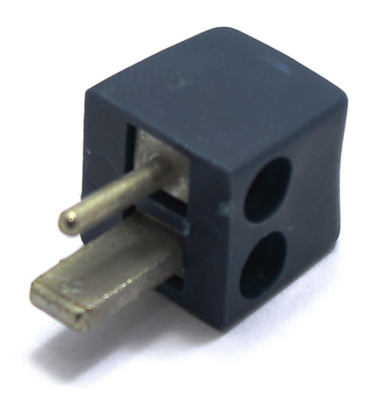 WTYK GŁOŚNIKOWY SKRĘCANY DIN 2 PROSTY UNITRA RADMOR NIEBIESKIE 10 SZTUK