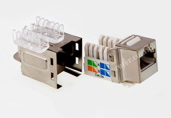 Gniazdo RJ45 keystone ekranowane