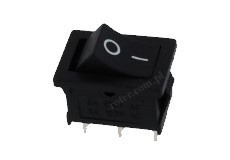 PRZEŁĄCZNIK KOŁYSKOWY ON-ON CZARNY