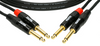 KABEL 2X JACK 6.3 - 2X JACK 6.3mm 1.5m KLOTZ