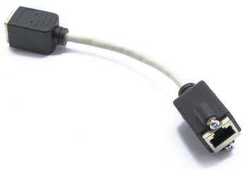 ADAPTER ŁĄCZNIK RJ45 FTP Z PRZEWODEM