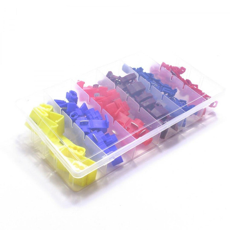 SZYBKOZŁĄCZE SAMOCHODOWE SZYBKOZŁĄCZKA ZESTAW 55 SZTUK SZYBKOZŁĄCZA