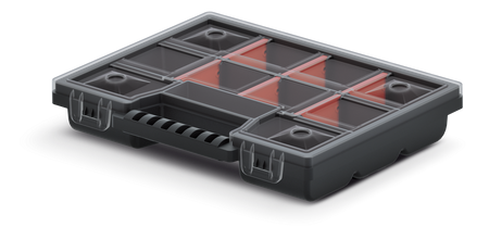 ORGANIZER SKRZYNKA NARZĘDZIOWA KUWETA NOR 20 195X155X35 Z PRZEGRODAMI