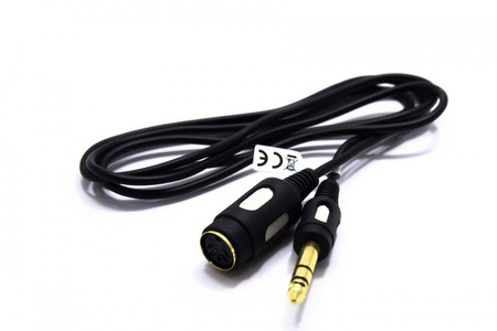 KABEL GNIAZDO DIN JACK 6.3 3m DIK18 VITALCO