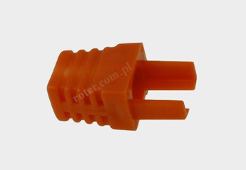 Odgiętka przewodu kat.5 pomarańczowa RoHS