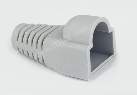 Osłona wtyku 8P8C, szara