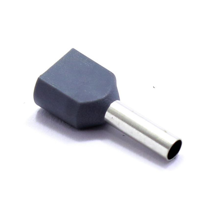 TULEJKA KABLOWA IZOLOWANA PODWÓJNA 2x2,5 mm TULEJKI PODWÓJNE 2,5mm 100szt