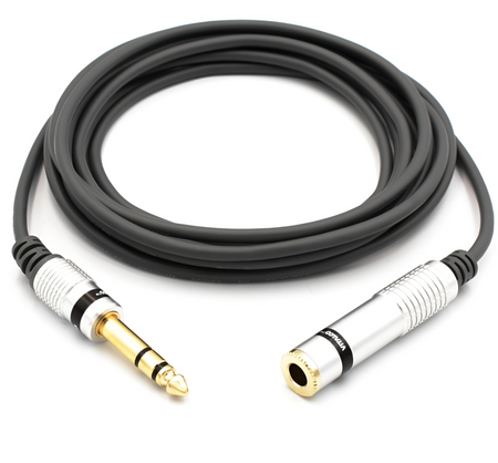 KABEL PRZEDŁUŻACZ DUŻY JACK 6.3 STEREO 5m VITALCO