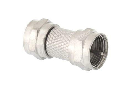 ADAPTER ŁĄCZNIK F WTYK - WTYK