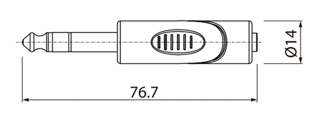 ADAPTER PRZEJŚCIÓWKA DUŻY JACK 6.3 MINI 3.5 TRS RPAN240 ROXTONE REDUKCJA 6,3 / 3,5