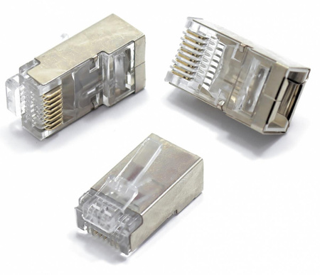 WTYK RJ45 FTP kat6 PASS THROUGH PRZELOTOWE 1 szt