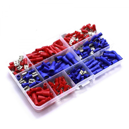 KONEKTORY IZOLOWANE MĘSKIE ŻEŃSKIE PEŁNE 240 SZTUK