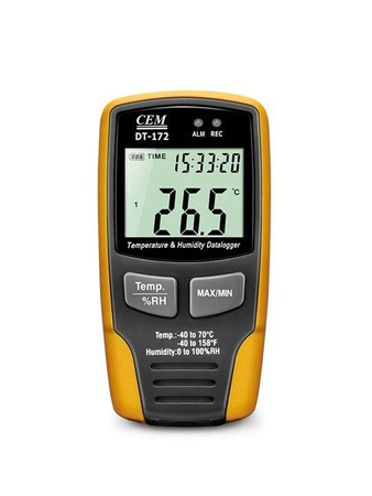 TERMOHIGROMETR Z REJESTRATOREM CEM DT-172