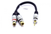 ADAPTER AUX WTYK JACK 2X GNIAZODO RCA VITALCO
