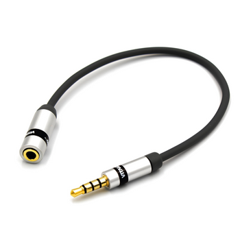 Adapter mikrofonu gniazdo Jack 3.5 TRS na wtyk Jack 3,5 trrs