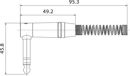 WTYK JACK 6.3 STEREO KĄTOWY ROXTONE RJ3RPP-BG