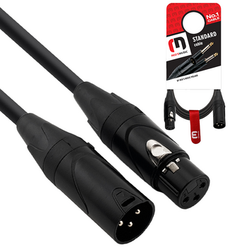 KABEL PRZEWÓD DMX AES/EBU 20M XLR 3PIN 110Ohm DO ŚWIATEŁ OŚWIETLENIA