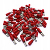 KONEKTOR IZOLOWANY ŻEŃSKI CZERWONY 2.8mm 100 SZT