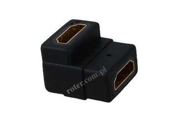 ADAPTER HDMI KĄTOWY GNIAZO GNIAZDO VITALCO