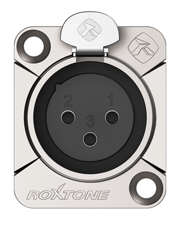 GNIAZDO XLR 3 PIN ŻEŃSKIE ROXTONE RX3FD-NT MONTAŻ
