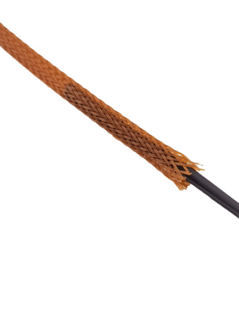 OPLOT KABLOWY POLIESTROWY ORGANIZER DO KABLI BRĄZOWY 3-7mm PESZEL 1MB