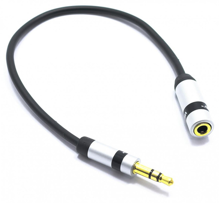 ADAPTER MIKROFON WTYK JACK 3.5 TRS - GNIAZDO TRRS