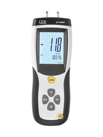 MIERNIK CIŚNIENIA MONOMETR RÓŻNICOWY CEM DT-8890