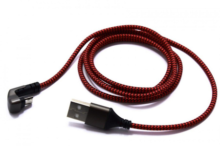 KABEL MICRO USB KĄTOWY 1,5m DSF600