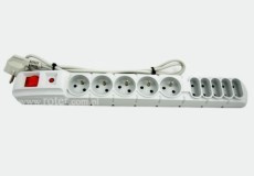 Listwa zasilająca ACAR S10 1,5m szara