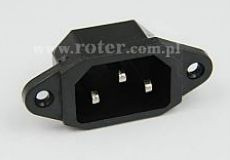 Wtyk komputerowy zasilania montażowy