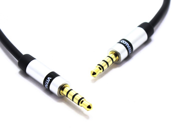 KABEL AUX MINI JACK 3,5 4 POLOWY 3m VITALCO SLIM JKJ81