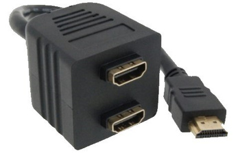 PRZEJŚCIÓWKA WTYK HDMI 2X GNIAZDO HDMI
