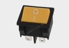 Przeł. kołyskowy duży on-on, żółty