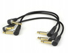 KABEL DO EFEKTÓW KĄTOWY JACK 6.3MM 3X15CM KLOTZ