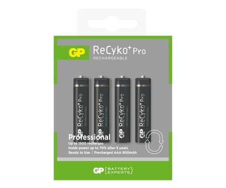 AKUMULATOR AAA GP ReCyko+ PRO 1,2V R3 800mAh NiMH