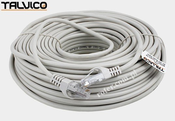 Patch cord UTP kat.5e 30m szary 5P41