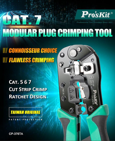 ZACISKACZ WTYKÓW RJ45 kat.7 CP-376TA Proski