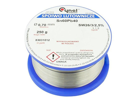 CYNA ZE SPOIWEM CYNEL 0,7MM 250G