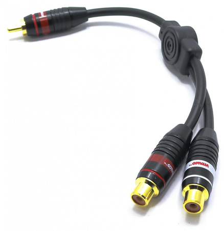 ADAPTER TRÓJNIK WTYK RCA 2X GNIAZDO RCA VITALCO