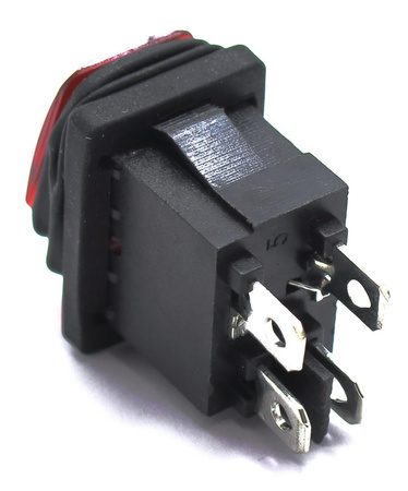 PRZEŁĄCZNIK HERMETYCZNY MAŁY CZERWONY 12V 20A