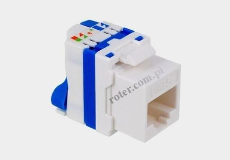 Gniazdo keystone RJ45 cat.5e (568) beznarzędziowe