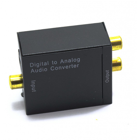 PRZETWORNIK CYFROWO ANALOGOWY DAC + KABEL OPTYCZNY