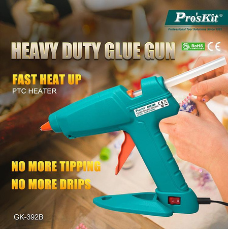 PISTOLET DO KLEJU NA GORĄCO GK-392B 100W Proskit