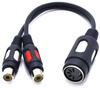 ADAPTER GNIAZDO DIN 5 PIN NA 2X GNIAZDO RCA VITALCO