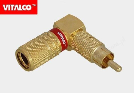 WTYK RCA KĄTOWY 7,8mm RW613 VITALCO