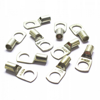 KONEKTOR OCZKOWY MIEDŹ Cu 10mm2 KOŃCÓWKA M8 10szt