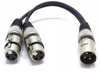 ADAPTER ROZDZIELACZ WTYK XLR- 2X GNIAZDO VITALCO