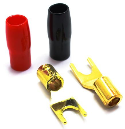 WTYK GŁOŚNIKOWY POD GNIAZDO BANAN WIDEŁKI NA KABEL 6MM LA930